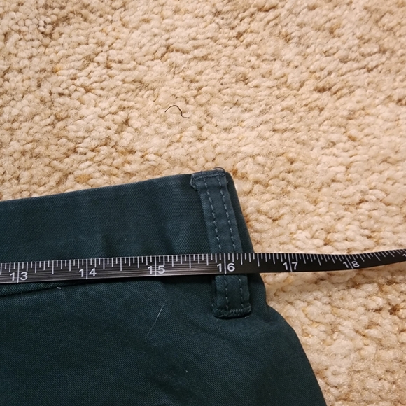 Tommy Hilfiger dark green pants chinos cotton - Picture 7 of 10